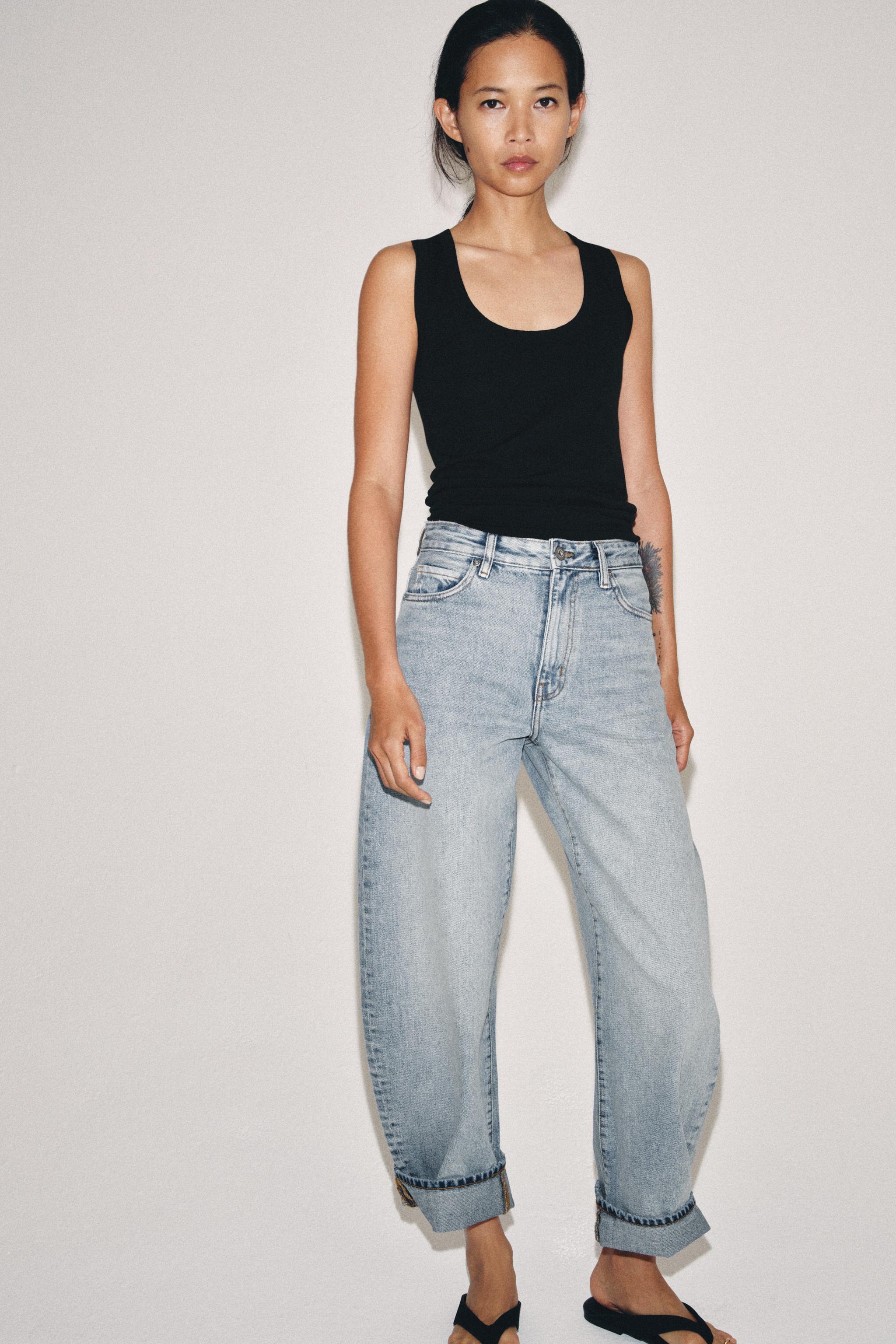 ZW COLLECTION MID-RISE BALLOON JEANS